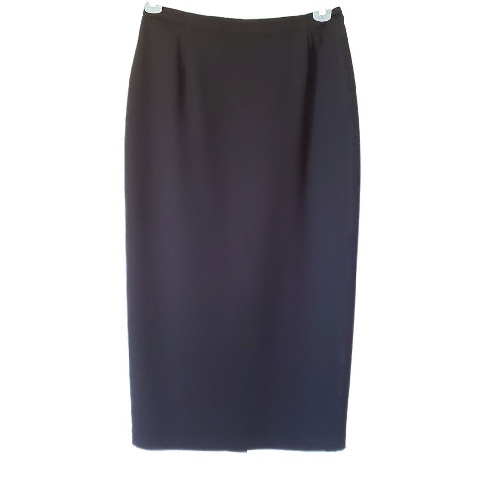 Michele Maxi Pencil Black Skirt Size 8